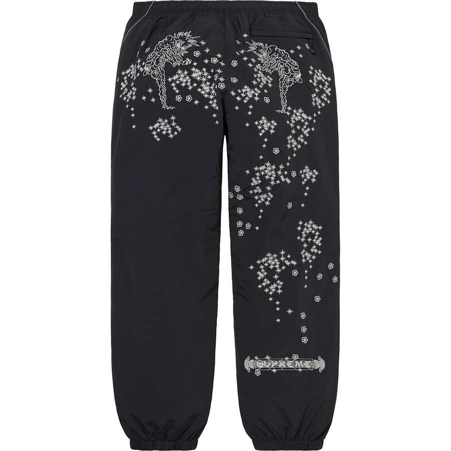Supreme AOI Glow-in-the-Dark Track Pant (SS22) - Black - $148