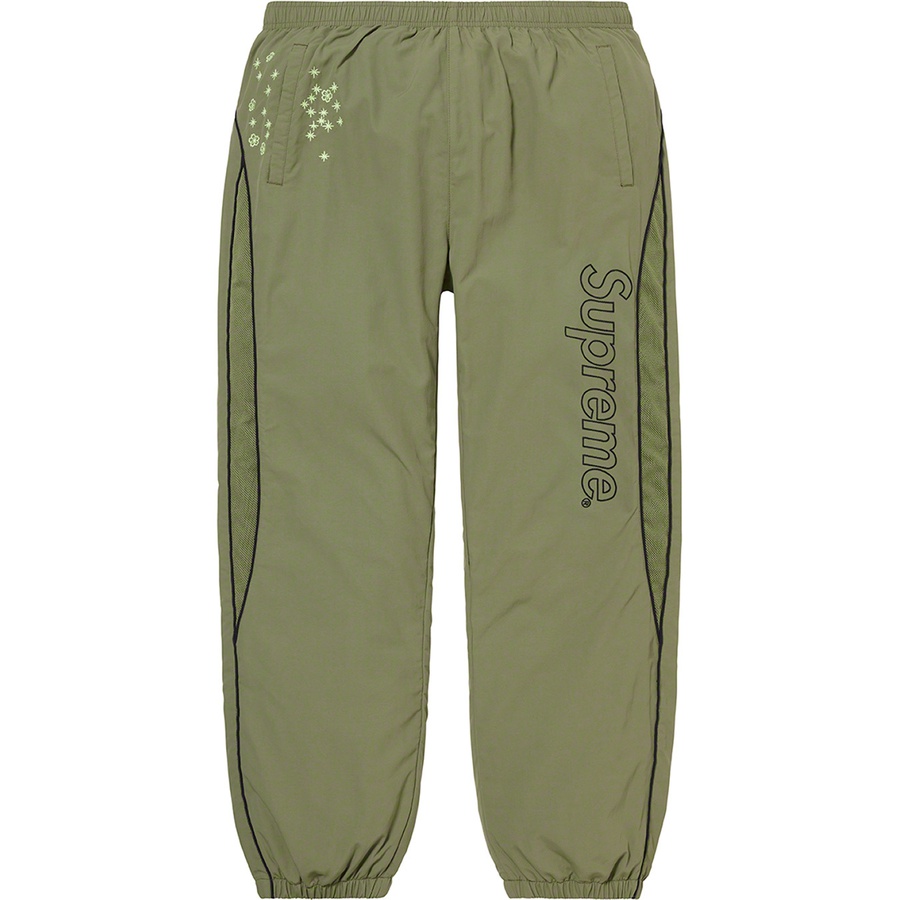 Supreme AOI Glow-in-the-Dark Track Pant (SS22) - Olive - $148