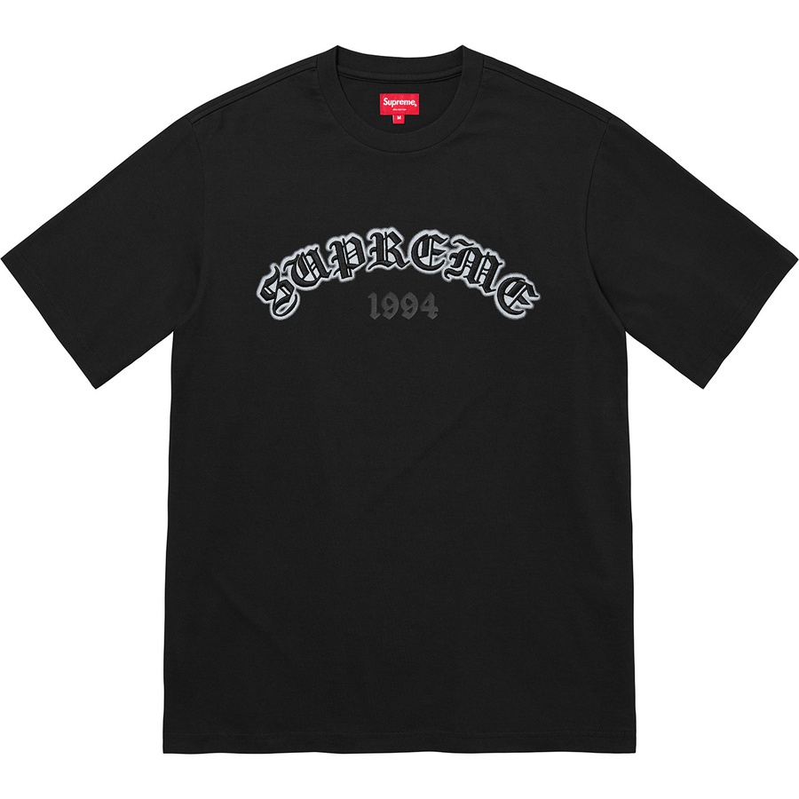 Supreme Old English Glow S S Top (SS22) - Black - $78