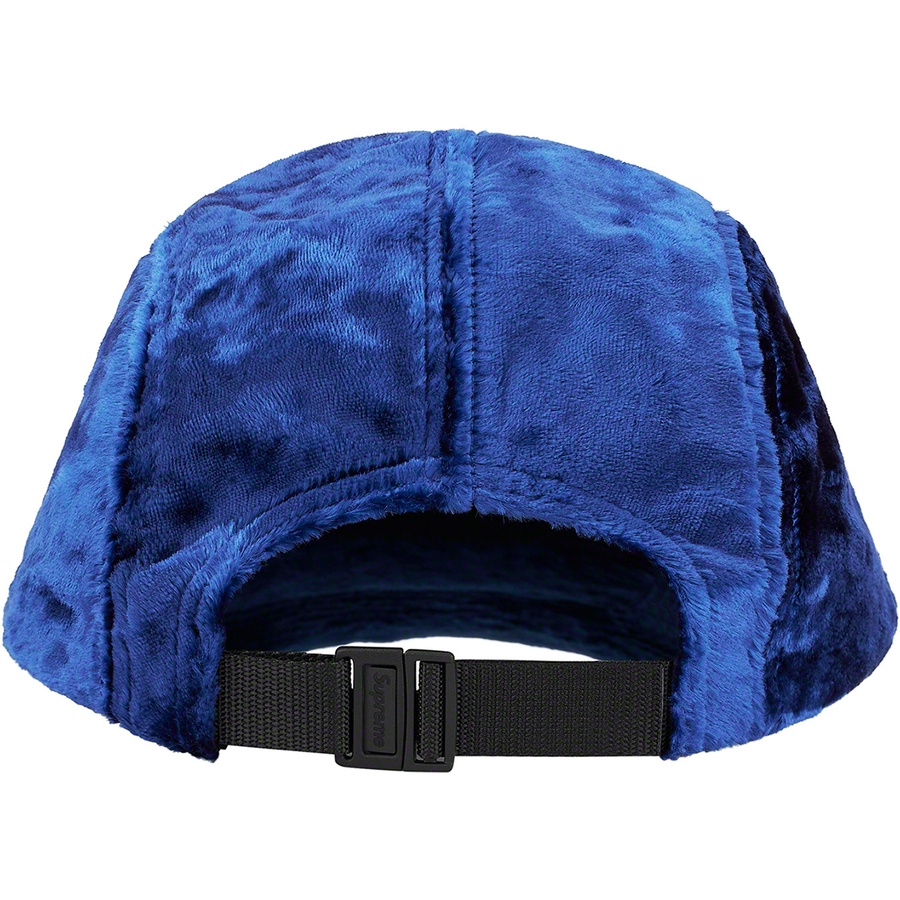 Supreme Crushed Velvet Camp Cap (SS22) - Royal - $54