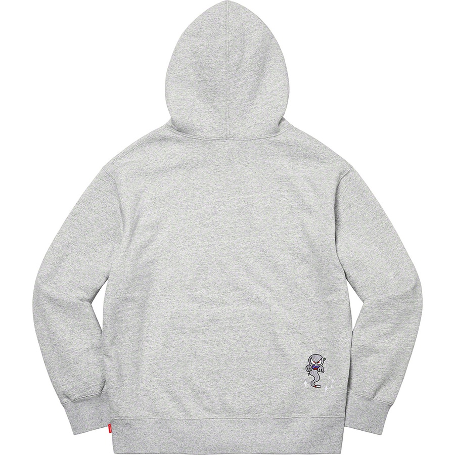 Supreme Angel Hooded Sweatshirt (SS22) - Heather Grey - $158