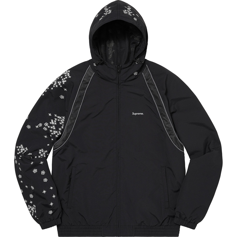 Supreme AOI Glow-in-the-Dark Track Jacket (SS22) - Black - $188