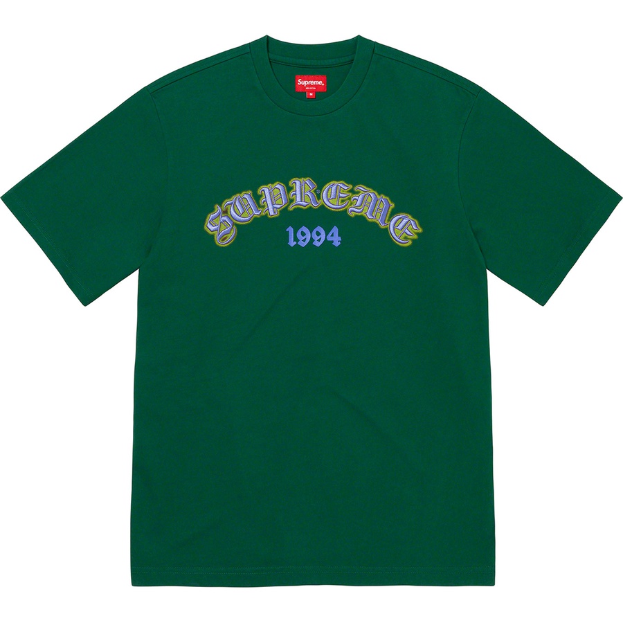 Supreme Old English Glow S S Top (SS22) - Dark Green - $78
