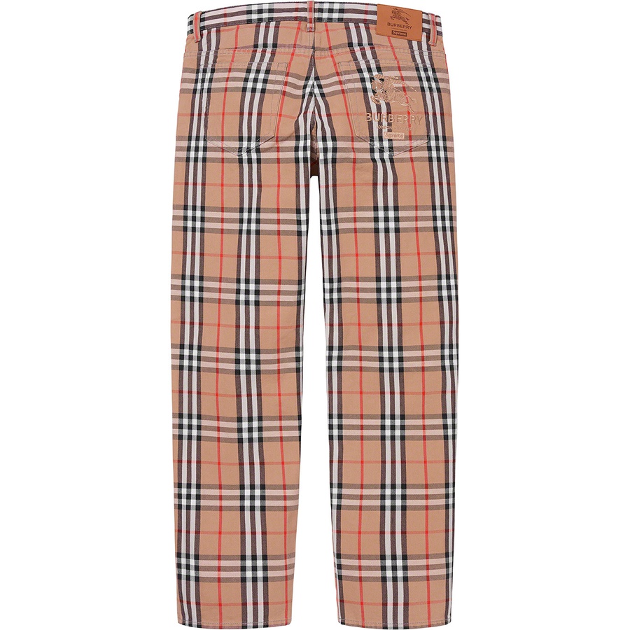 Supreme Supreme Burberry Regular Jean (SS22) - Beige - $198