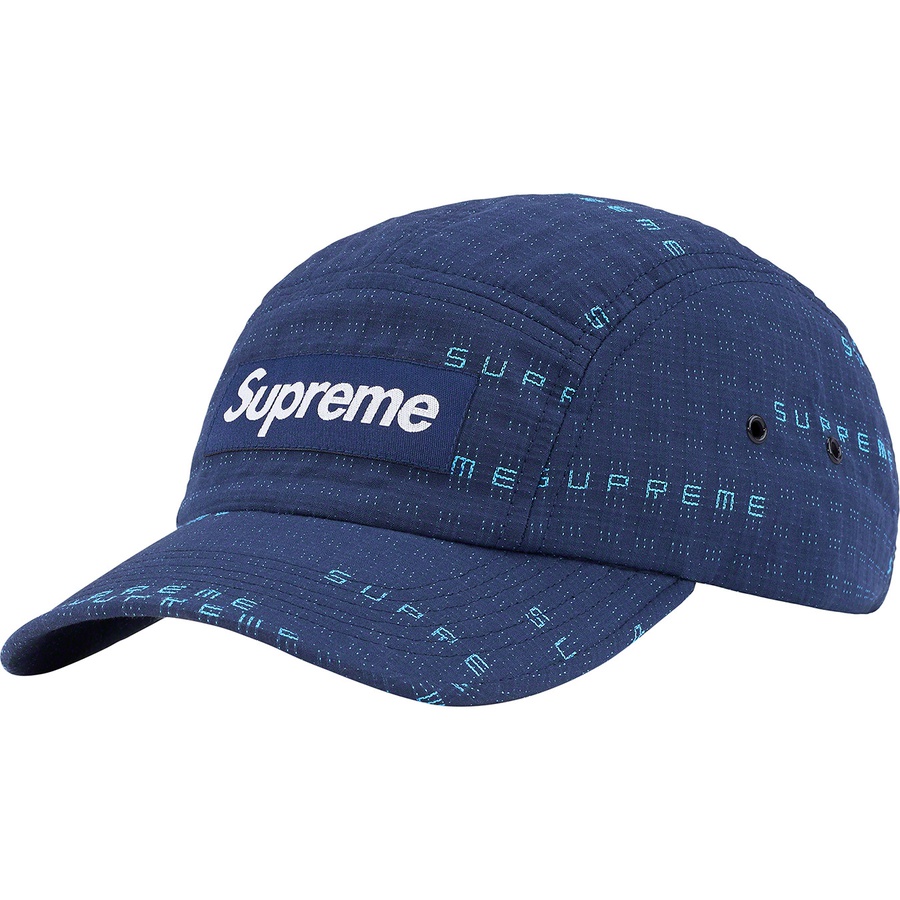 Supreme Stitch Jacquard Camp Cap (SS22) - Navy - $48