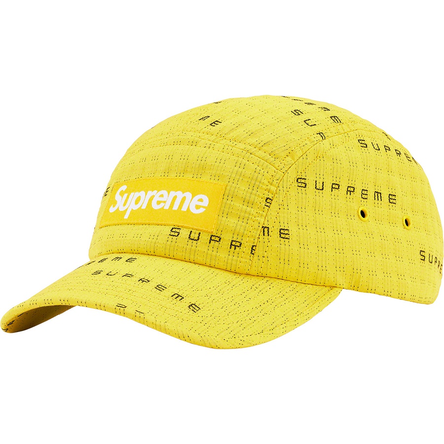 Supreme Stitch Jacquard Camp Cap (SS22) - Lemon - $48