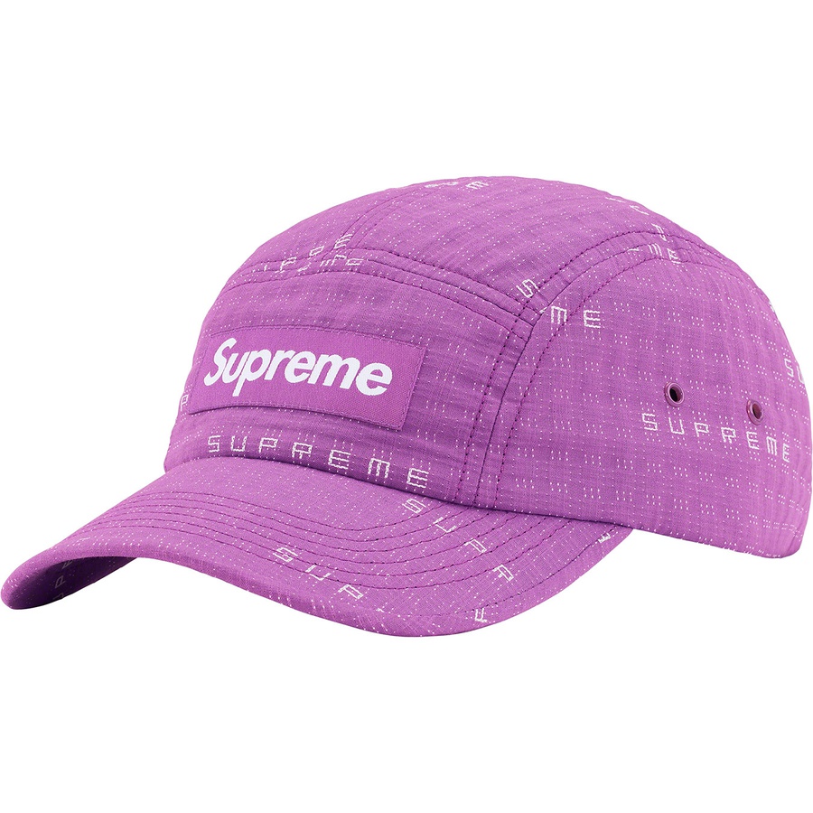 Supreme Stitch Jacquard Camp Cap (SS22) - Purple - $48