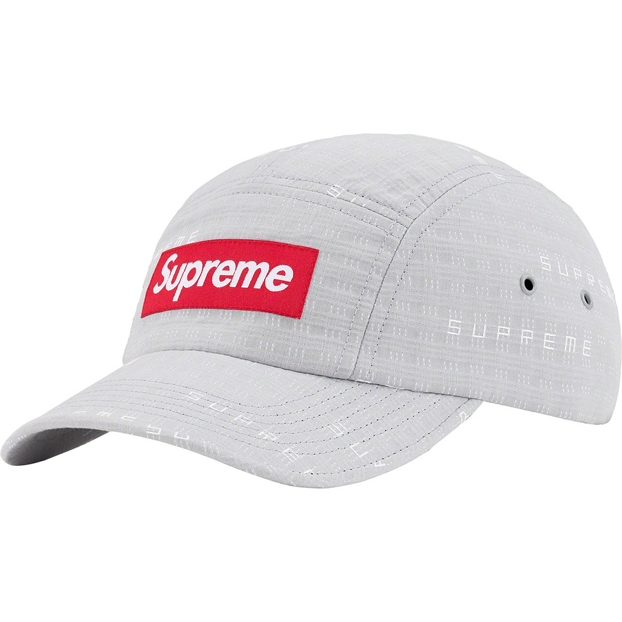 Supreme Stitch Jacquard Camp Cap (SS22) - Grey - $48