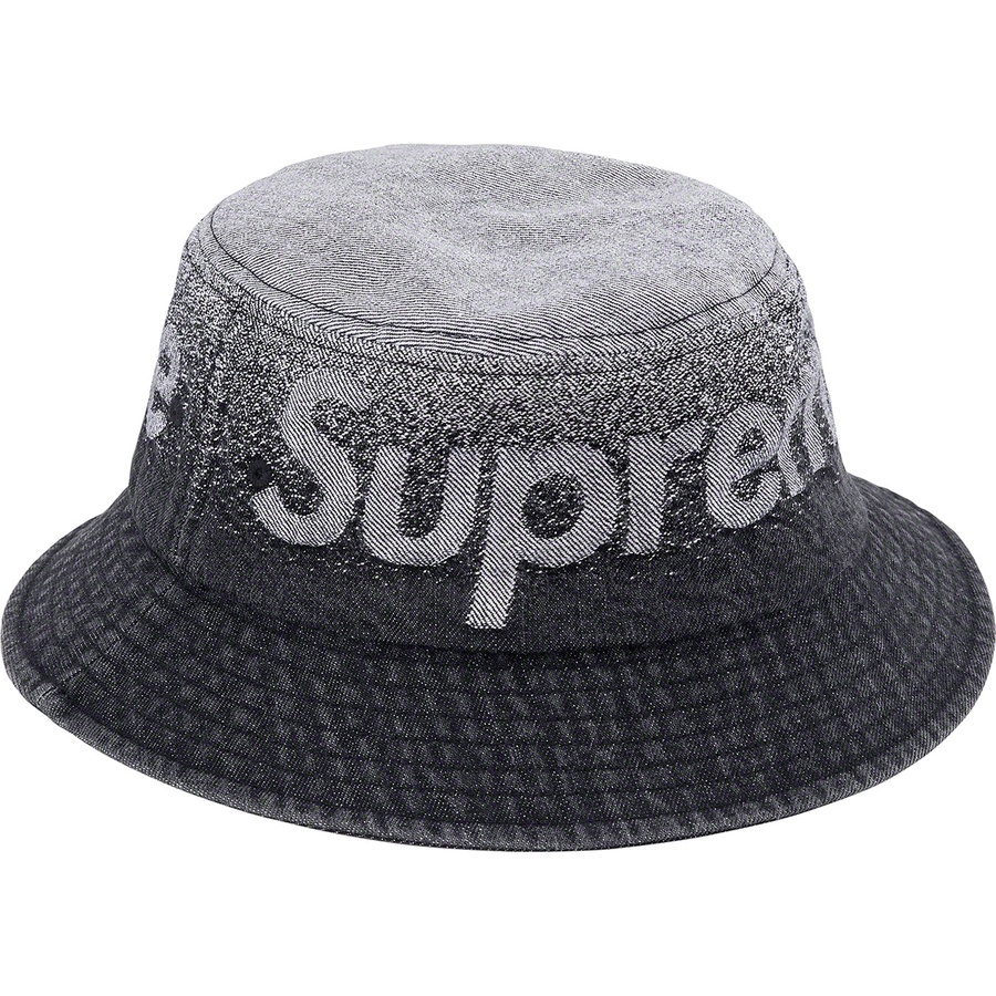 Supreme Fade Jacquard Denim Crusher (SS22) - Black - $58