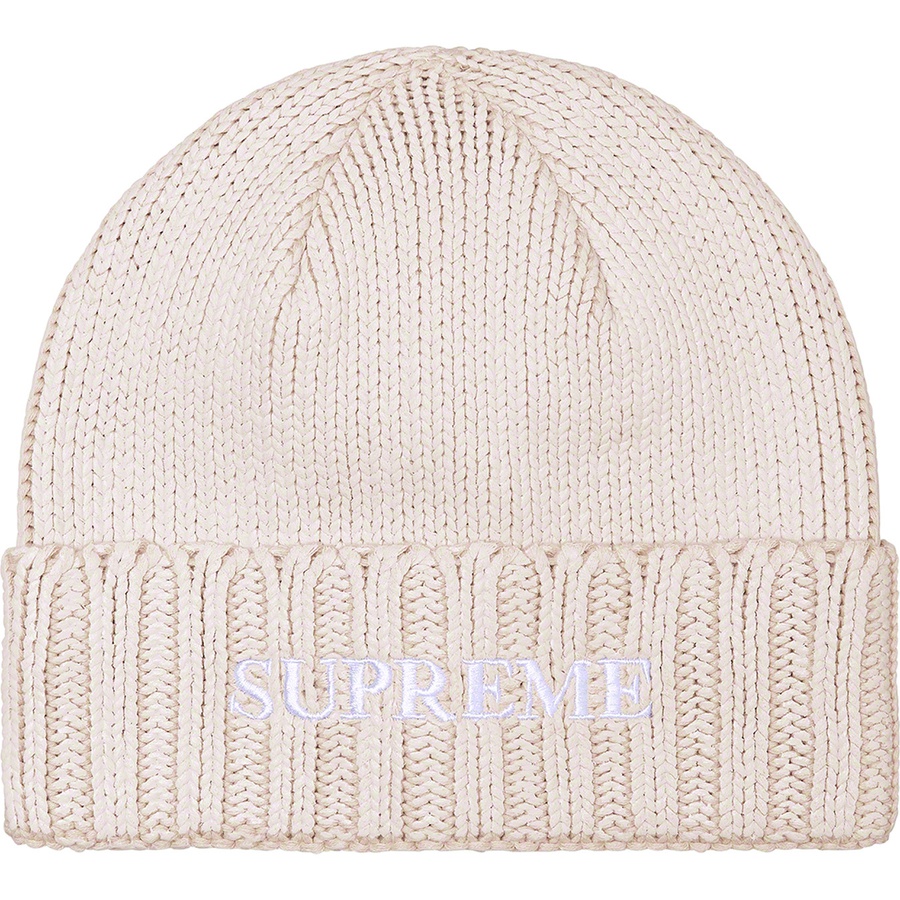 Supreme Overprint Beanie (SS22) - White - $40