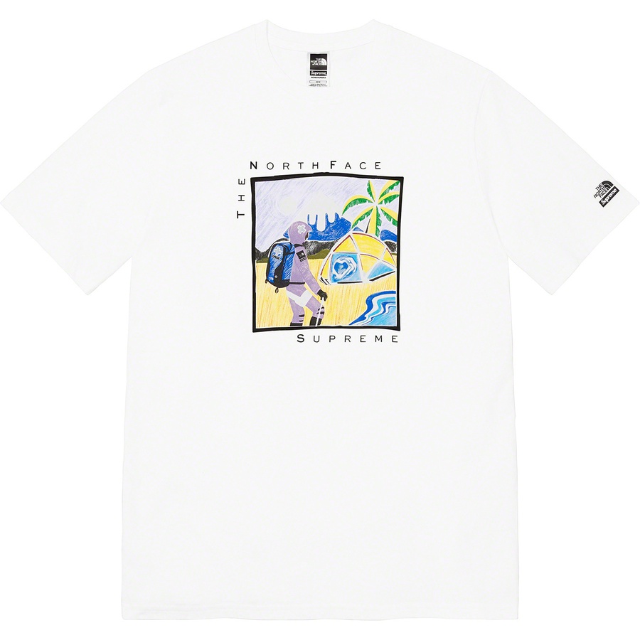 Supreme Supreme The North FaceSketch S S Top (SS22) - White - $58