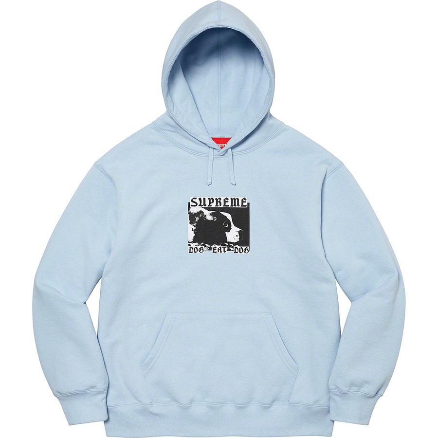 Supreme Dog Eat Dog Hooded Sweatshirt (SS22) - Light Blue - $158