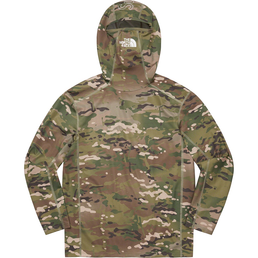 Supreme Supreme The North FaceBase Layer L S Top (SS22) - Multi Camo - $98