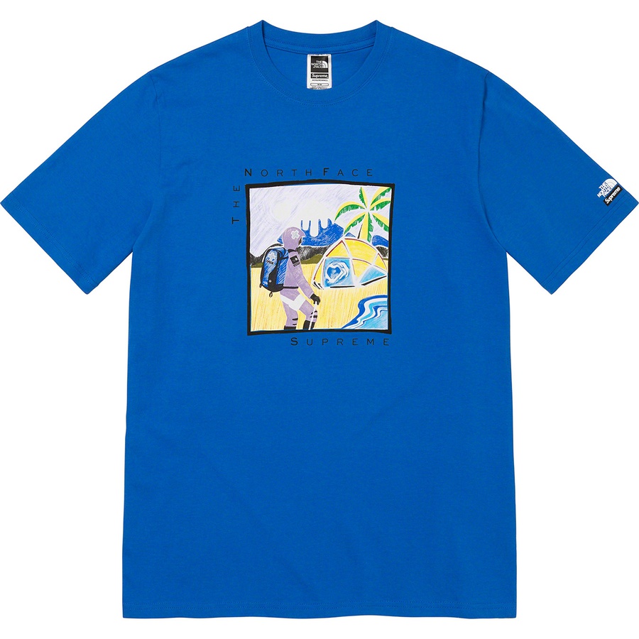 Supreme Supreme The North FaceSketch S S Top (SS22) - Blue - $58