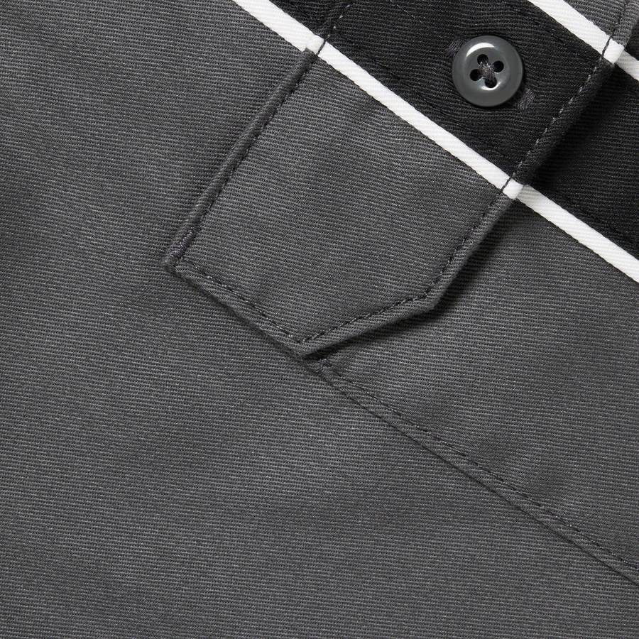 Supreme Supreme Dickies Stripe S S Work Shirt (SS22) - Charcoal - $118
