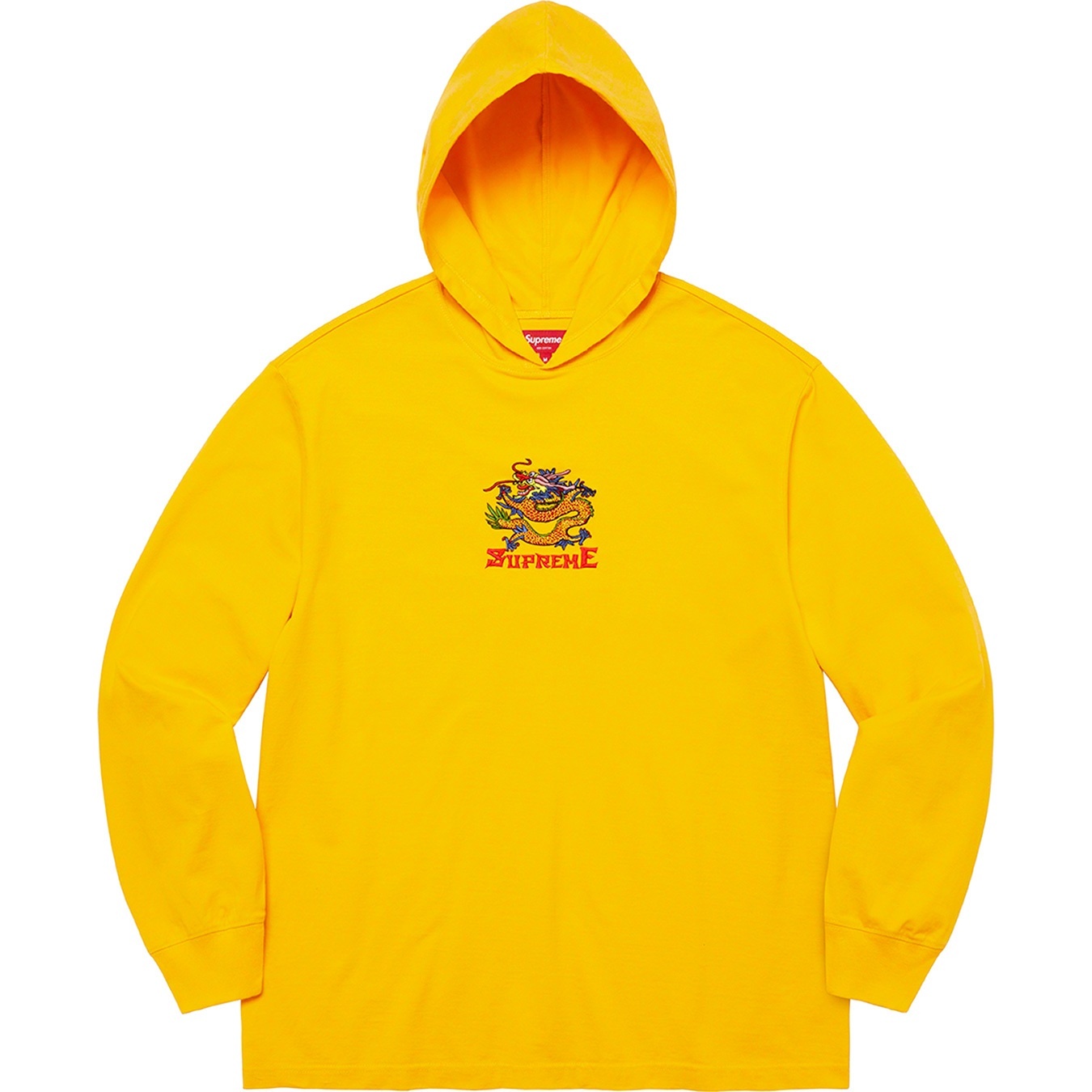Supreme Dragon Hooded L S Top (SS22) - Gold - $88