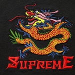 Supreme Dragon Hooded L S Top (SS22) - Black