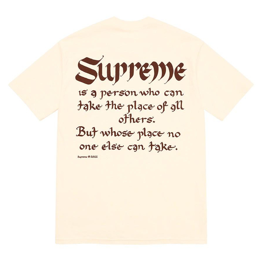 Supreme Person Tee (SS22) - $40