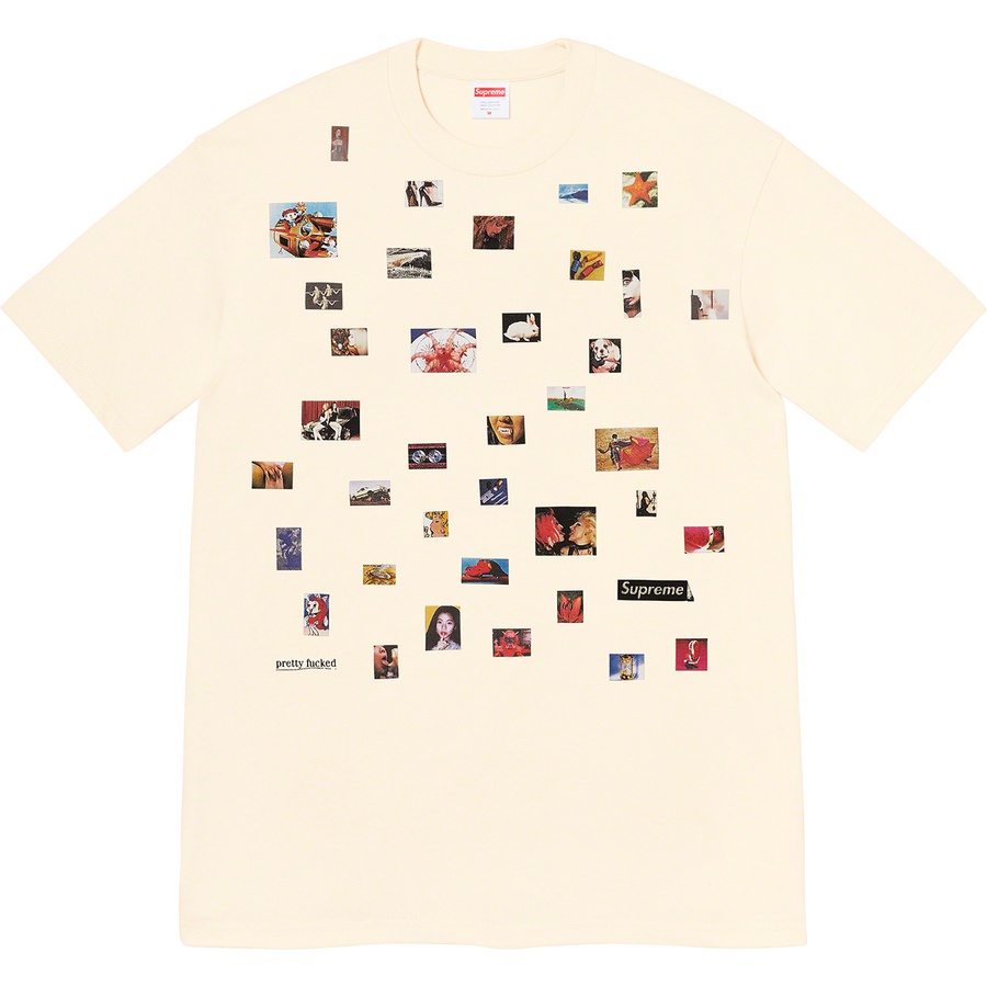 Supreme Pretty Fucked Tee (SS22) - Natural - $40