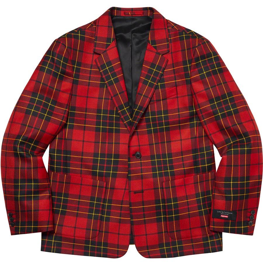 Supreme Tartan Wool Suit (SS22) - Red - $598