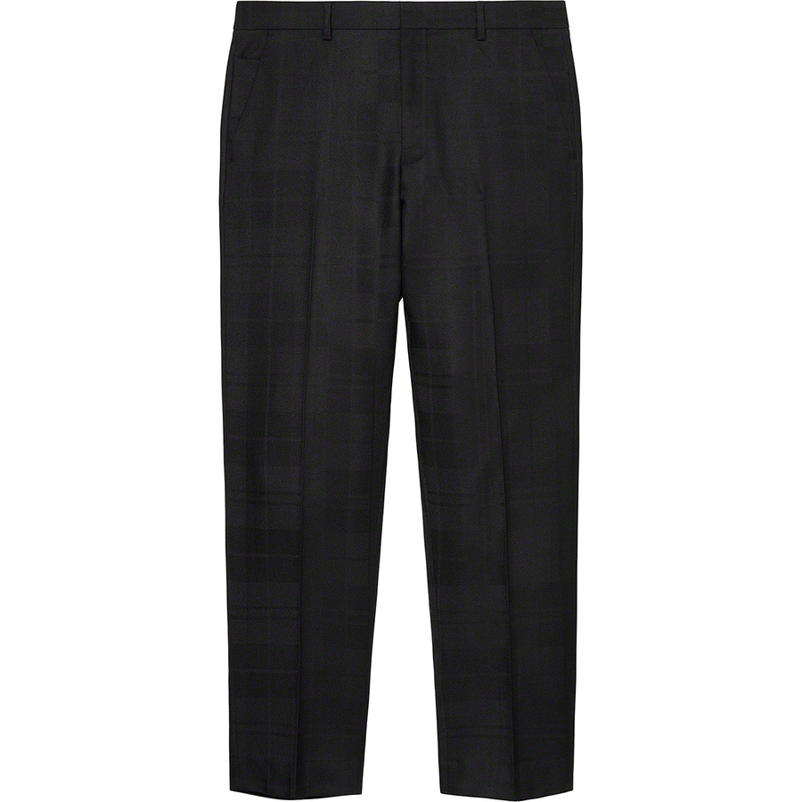 Supreme Tartan Wool Suit (SS22) - Black - $598