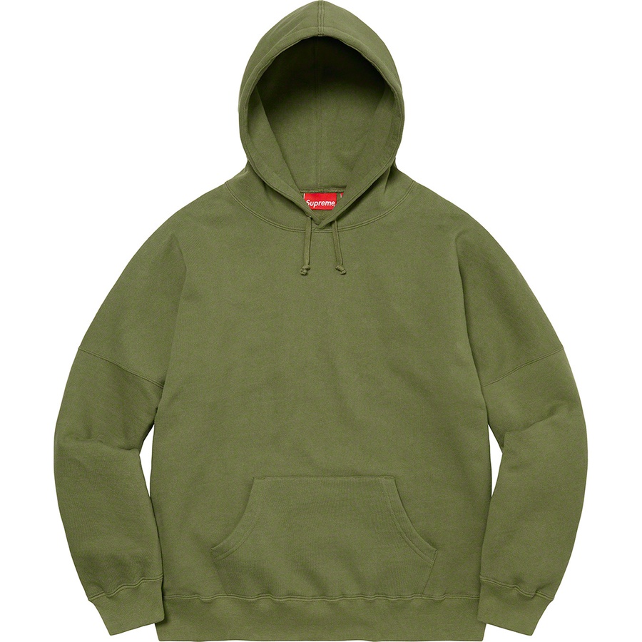 Supreme Beaded Hooded Sweatshirt (SS22) - Olive - $168