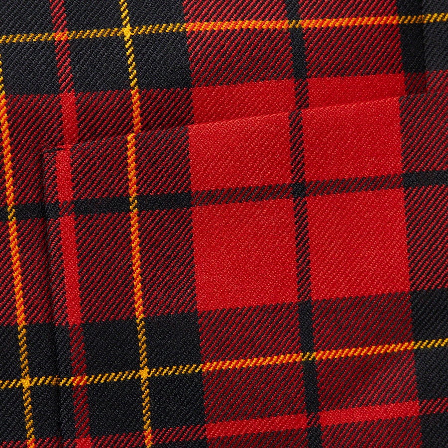 Supreme Tartan Wool Suit (SS22) - Red - $598
