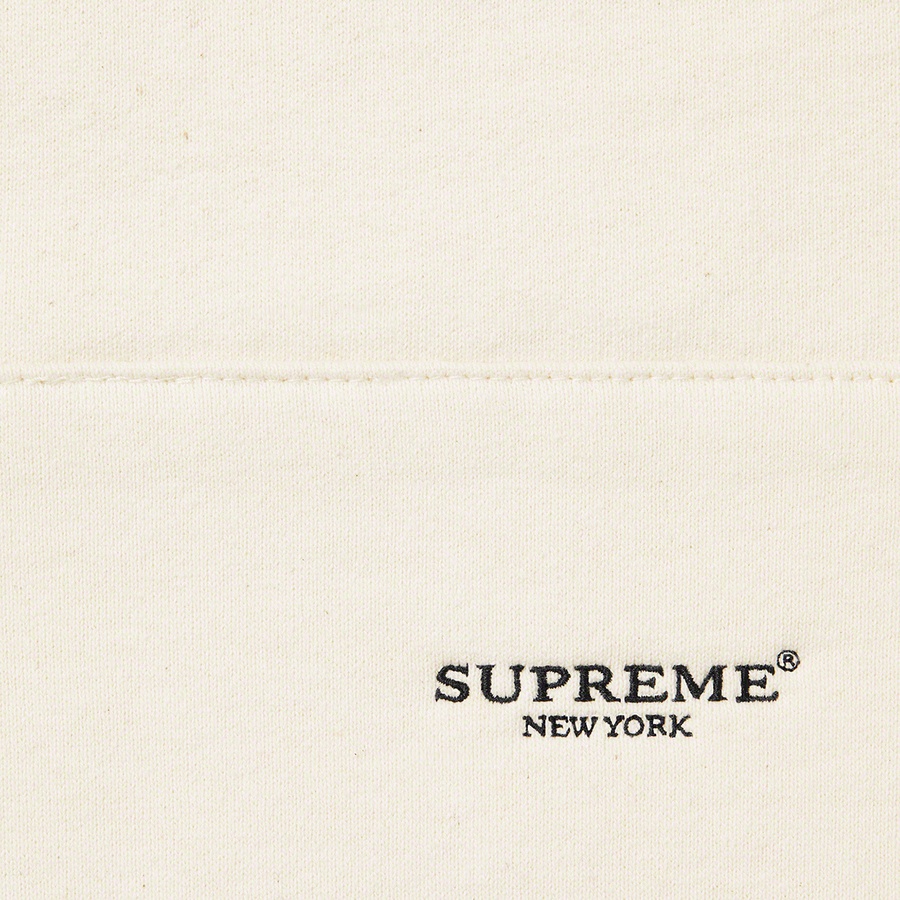 Supreme Micro Logo Hooded Sweatshirt (SS22) - Natural - $158