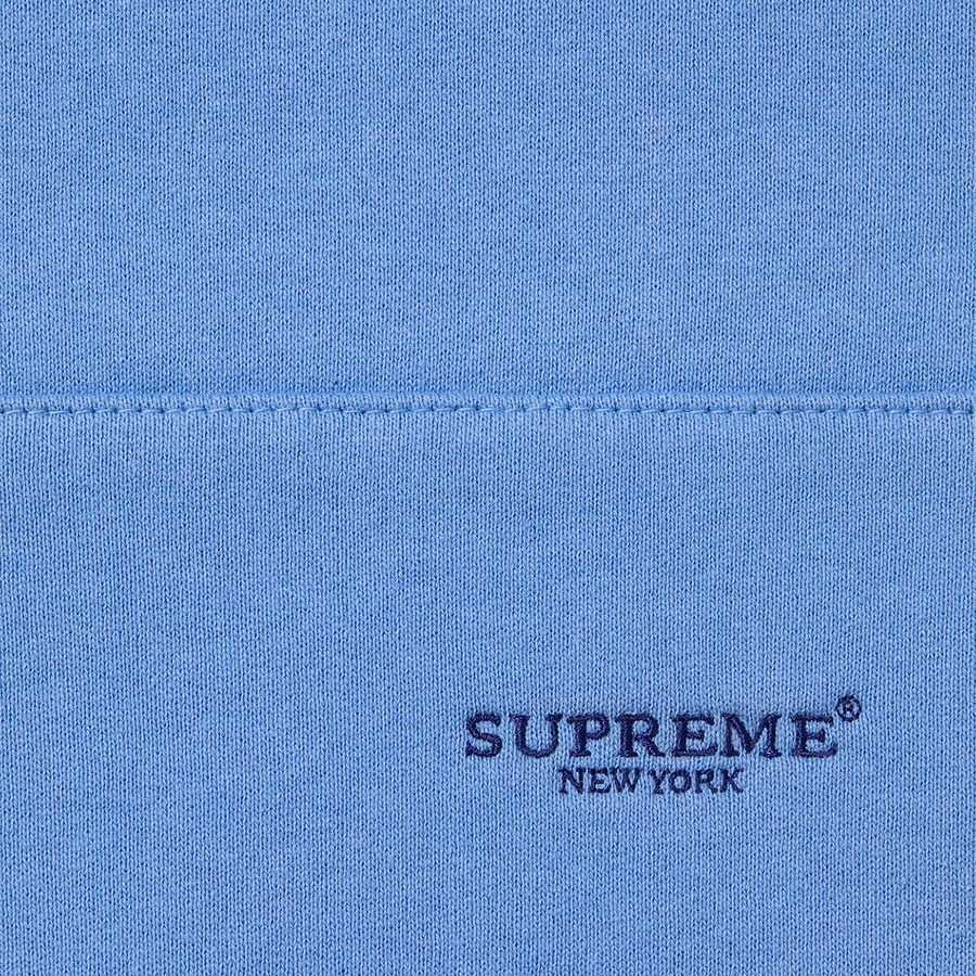 Supreme Micro Logo Hooded Sweatshirt (SS22) - Light Blue - $158