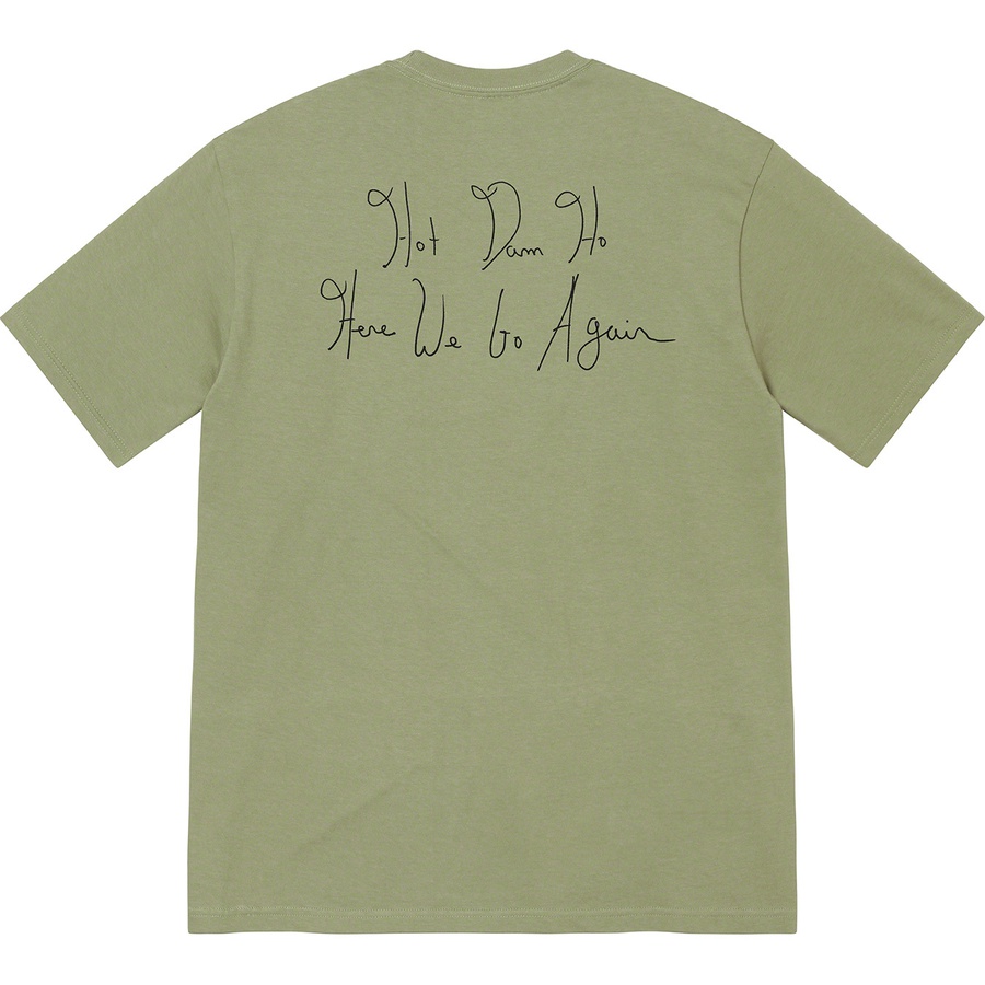 Supreme Lil Kim Tee (SS22) - Light Olive - $48