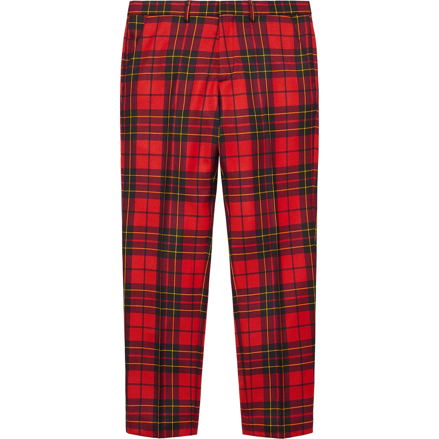 Supreme Tartan Wool Suit (SS22) - Red - $598