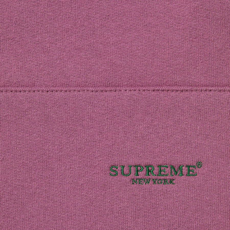 Supreme Micro Logo Hooded Sweatshirt (SS22) - Dusty Plum - $158