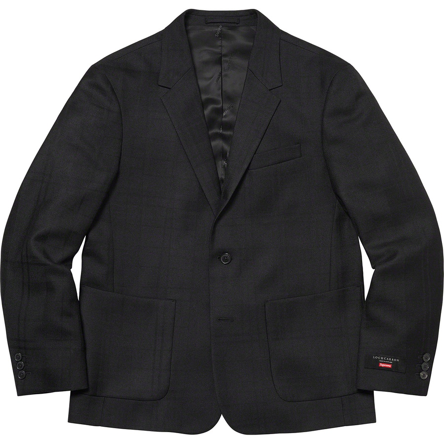 Supreme Tartan Wool Suit (SS22) - Black - $598