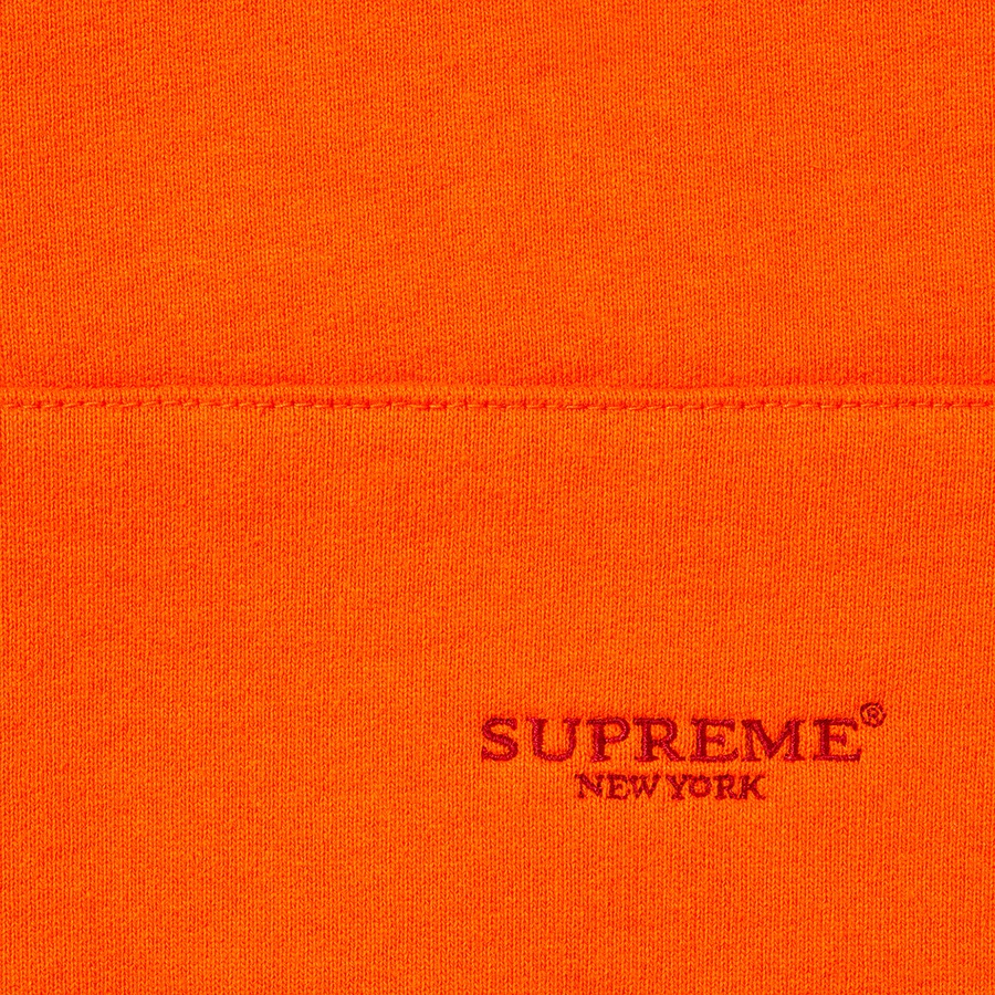 Supreme Micro Logo Hooded Sweatshirt (SS22) - Dark Orange - $158