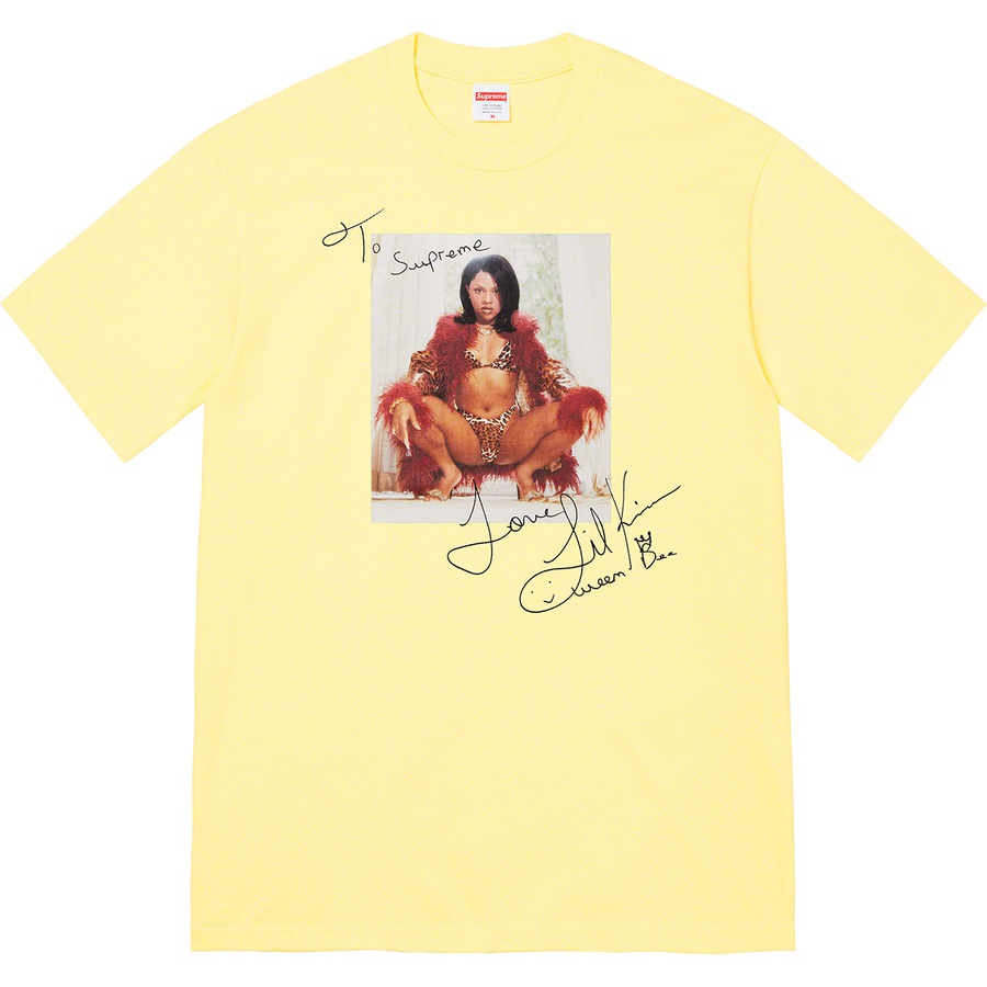 Supreme Lil Kim Tee (SS22) - Pale Yellow - $48