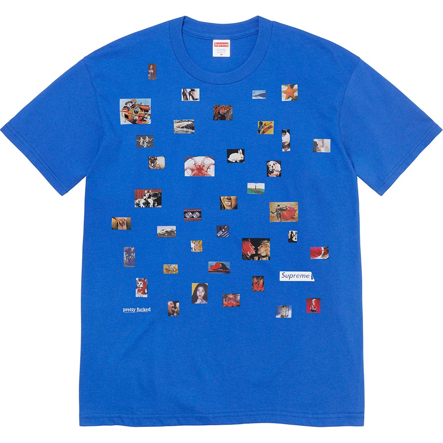 Supreme Pretty Fucked Tee (SS22) - Royal - $40