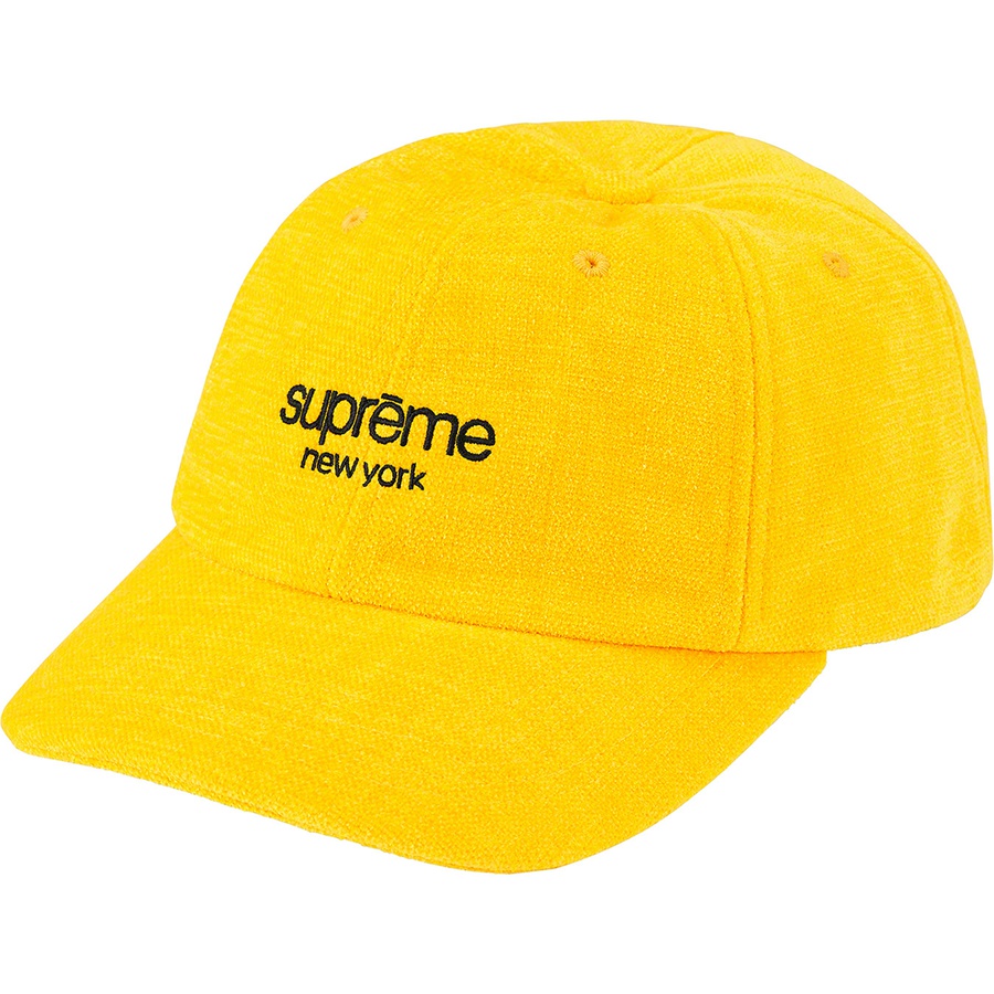 Supreme Chenille 6-Panel (SS22) - Yellow - $54