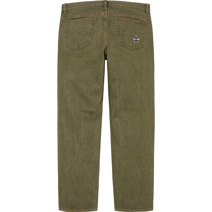 Supreme Regular Jean (SS22) - Olive - $148
