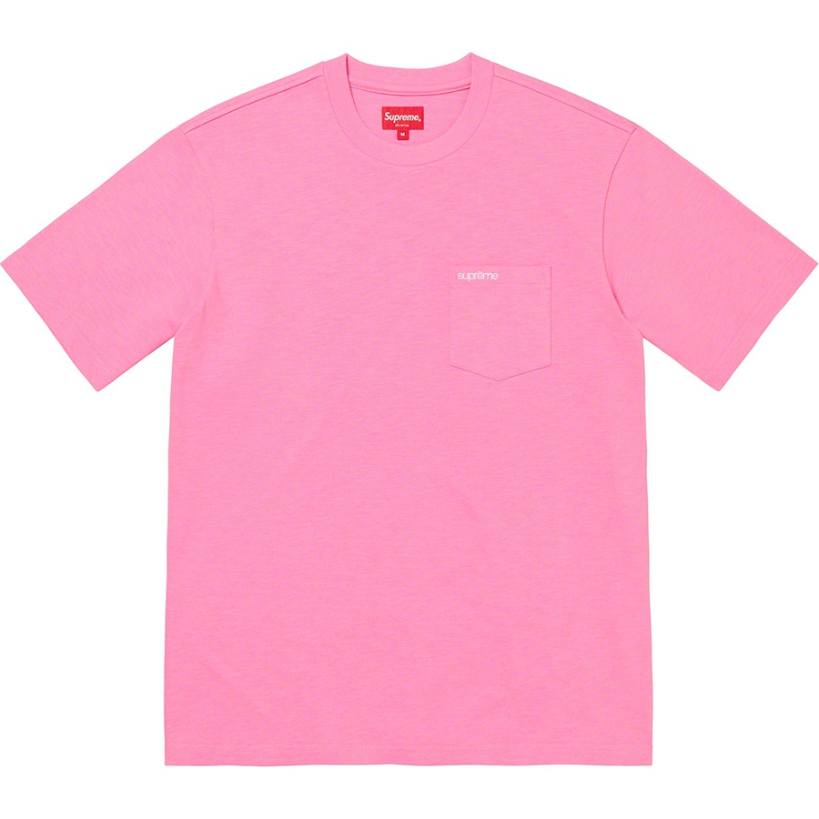 Supreme S S Pocket Tee (SS22) - Bright Pink - $60