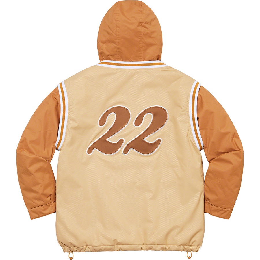 Supreme Supreme Mitchell & Ness Quilted Sports Jacket (SS22) - Tan - $298