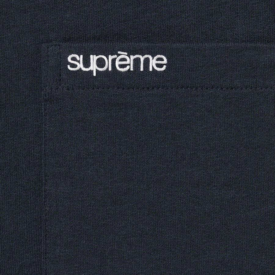 Supreme S S Pocket Tee (SS22) - Navy - $60