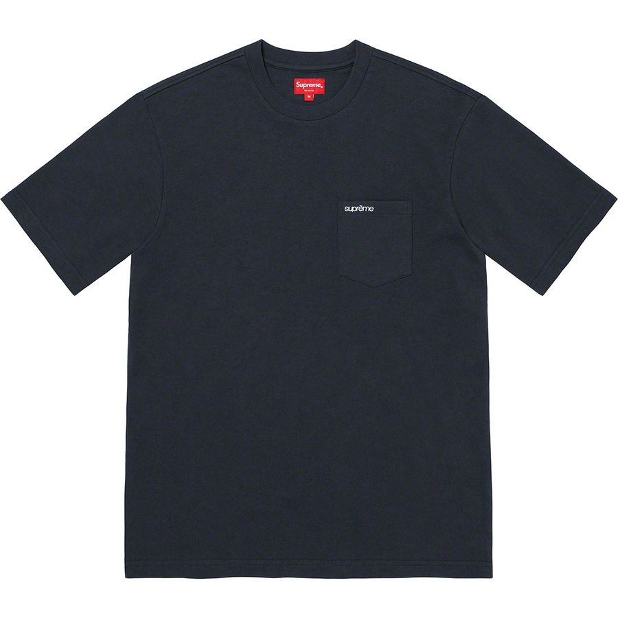 Supreme S S Pocket Tee (SS22) - Navy - $60