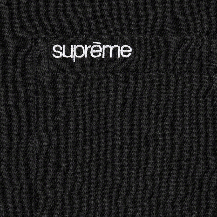 Supreme S S Pocket Tee (SS22) - Black - $60