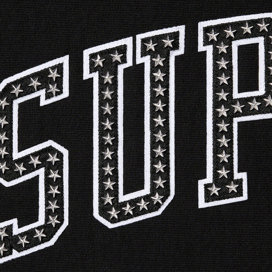 Supreme Stars Arc Hooded Sweatshirt (SS22) - Black - $168