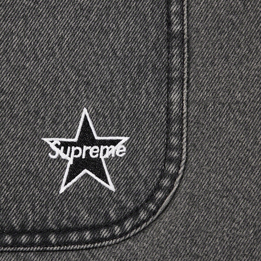 Supreme Denim Chore Coat (SS22) - Black - $178