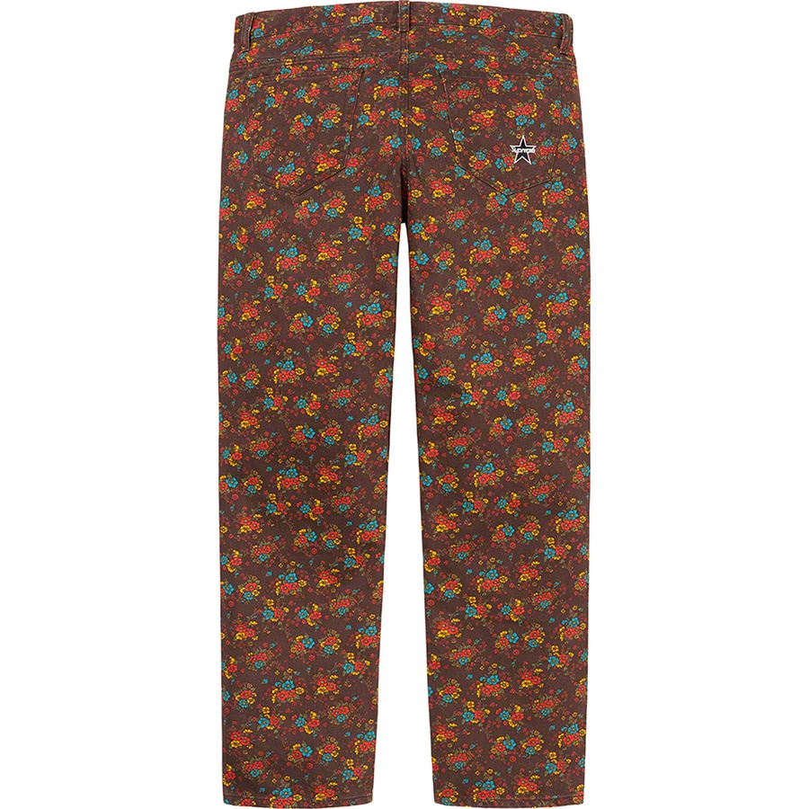 Supreme Regular Jean (SS22) - Flowers - $148