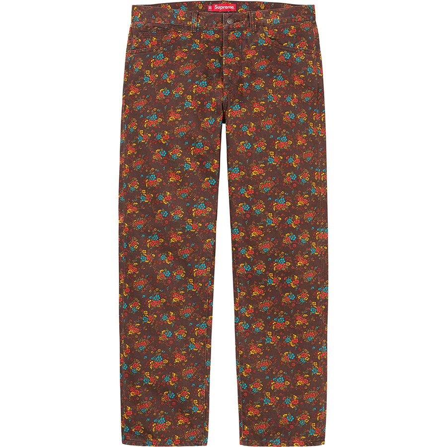Supreme Regular Jean (SS22) - Flowers - $148