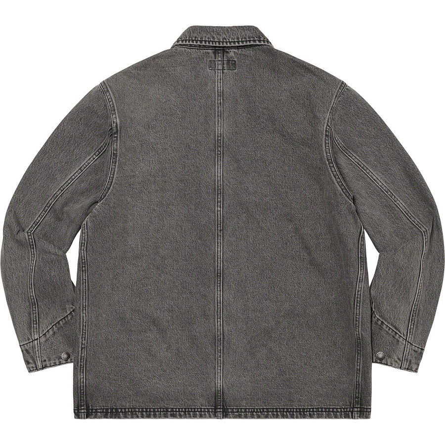 Supreme Denim Chore Coat (SS22) - Black - $178
