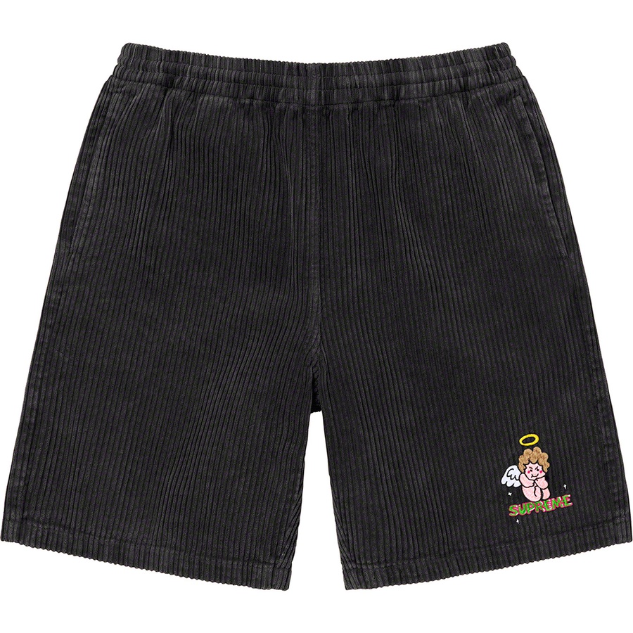 Supreme Corduroy Short (SS22) - Black - $118