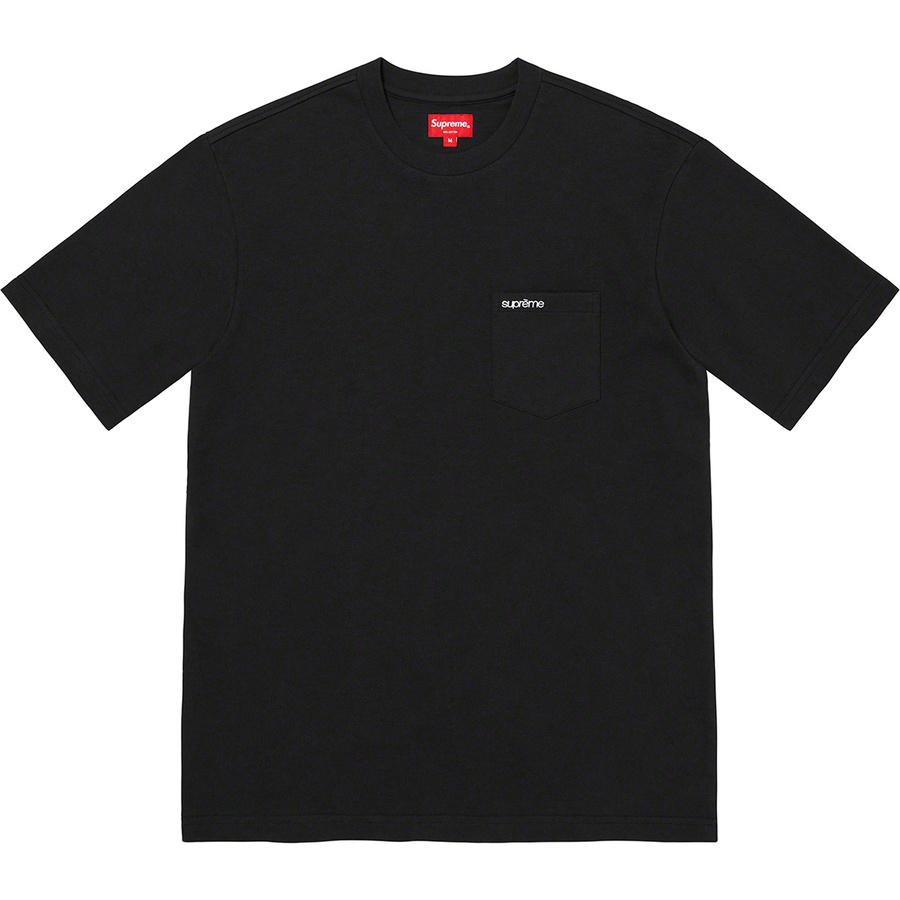 Supreme S S Pocket Tee (SS22) - Black - $60